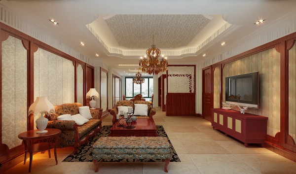 集成墙面厂家中式风装修