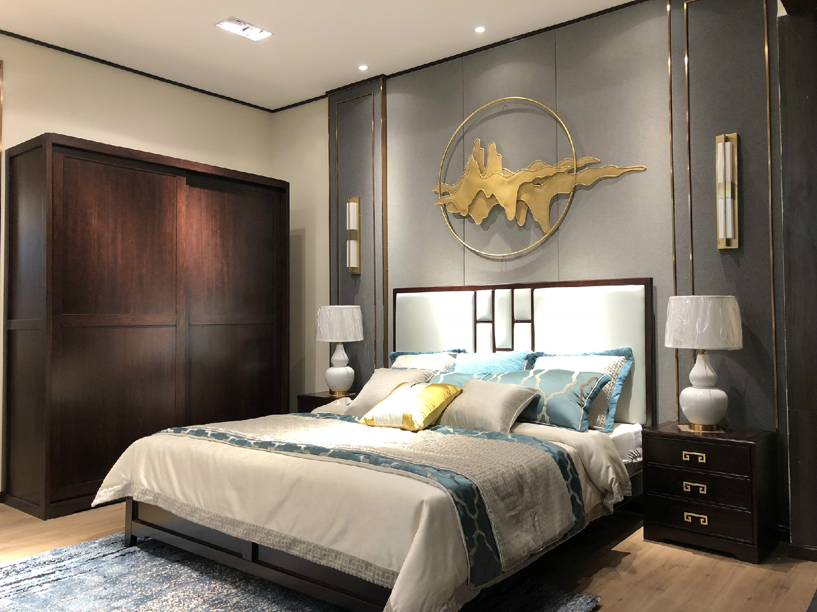 集成墙板中式装修