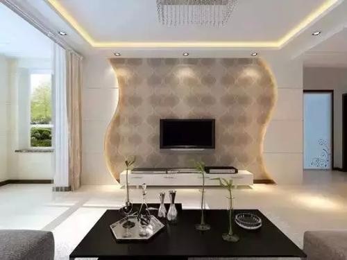 集成墙板厂家客厅装修图